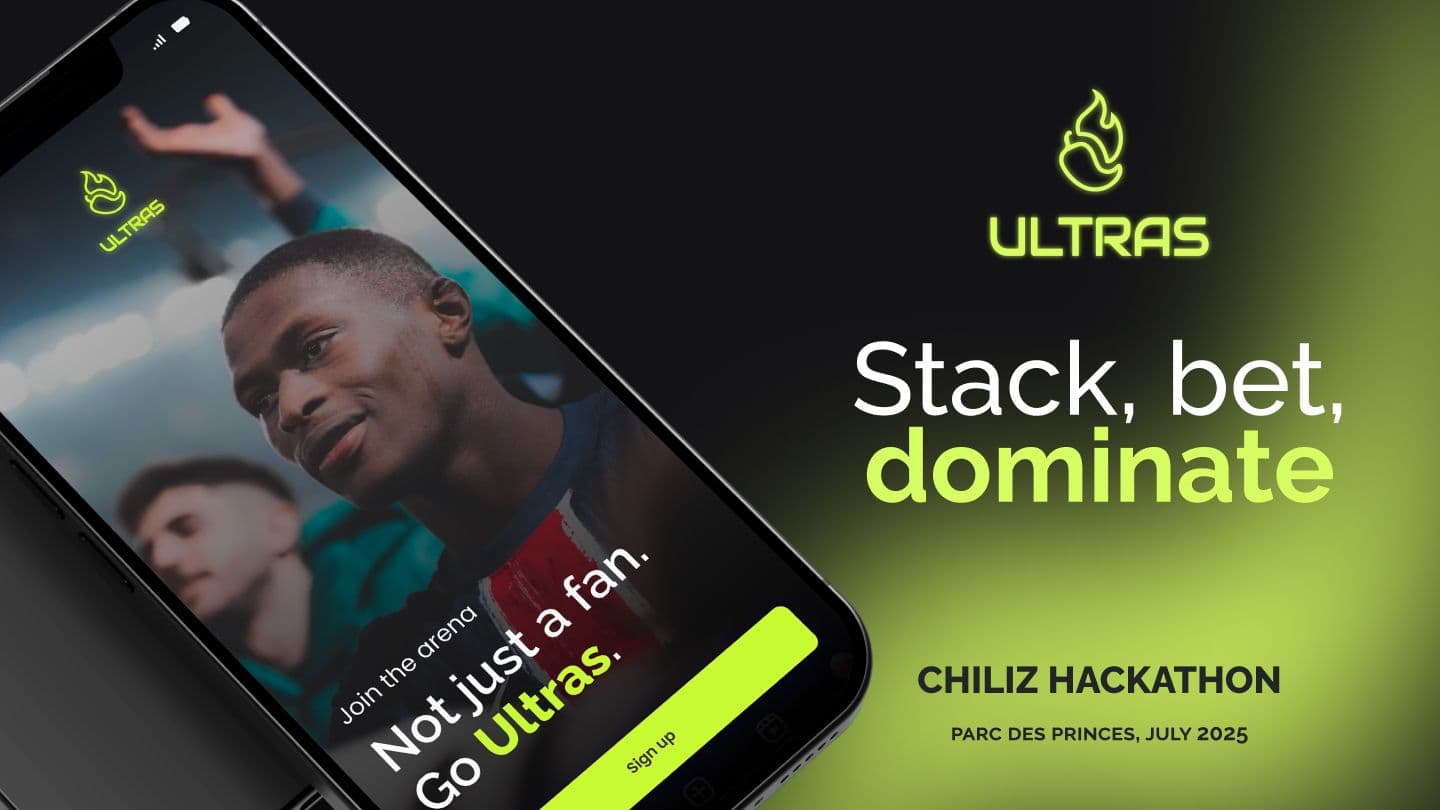 Ultras app presentation mockup